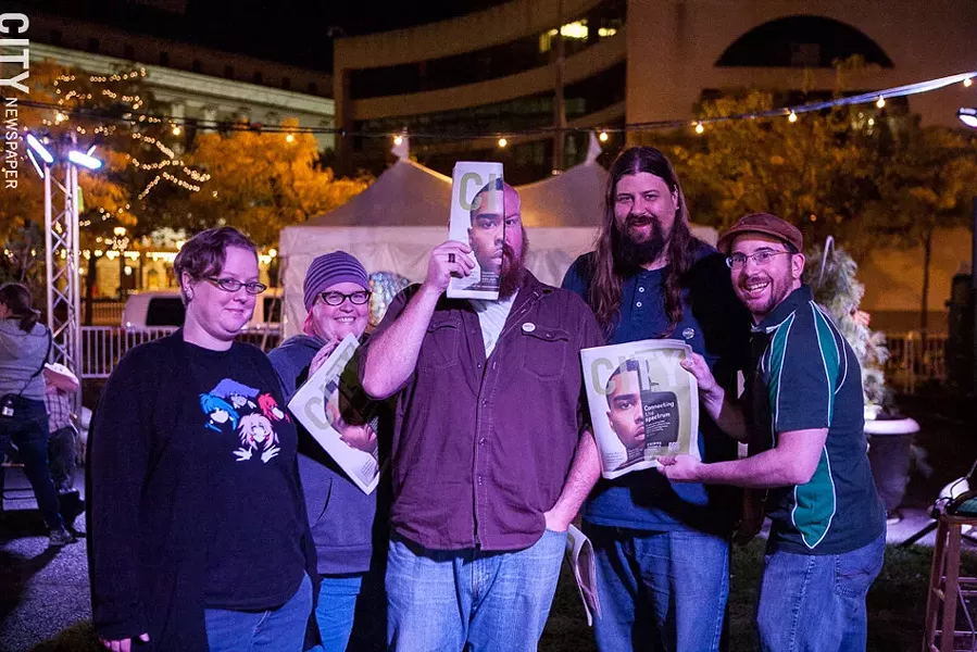 The 2nd place team: "Name Redacted" - PHOTO BY JOHN SCHLIA