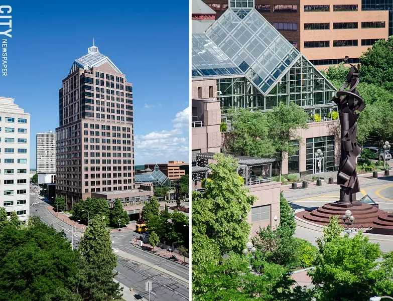 The Bausch + Lomb building is Larry Glazer’s most recent purchase. - PHOTO BY MARK CHAMBERLIN