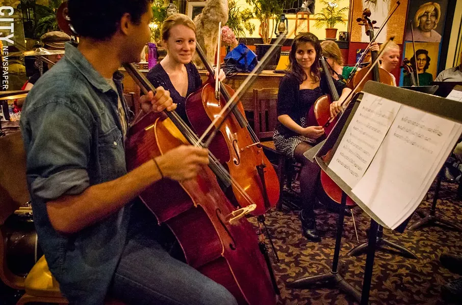 The Cello Show at Java's Cafe. - PHOTO BY MARK CHAMBERLIN