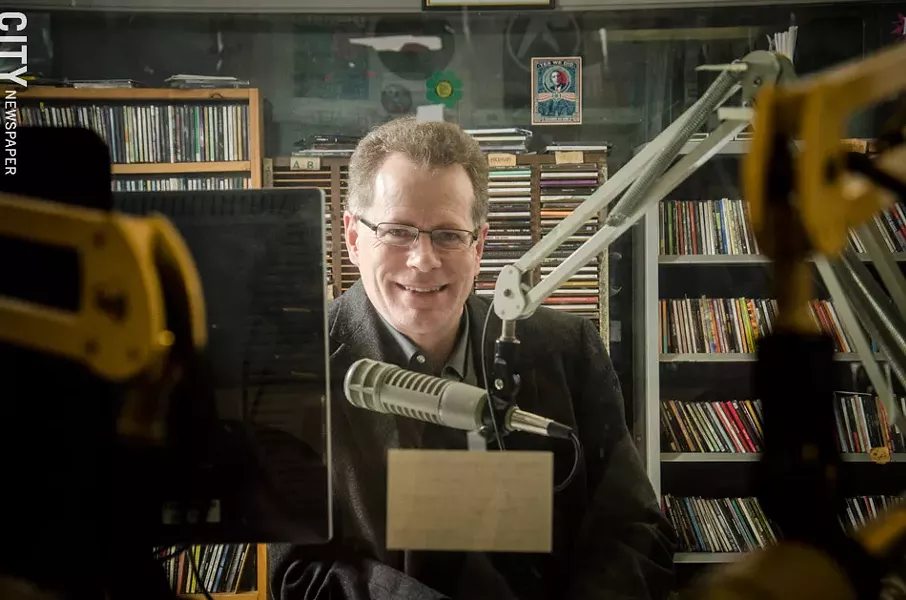 The consolidation that’s happened in the radio industry nationally could serve as a cautionary tale for television, says Michael Saffran, a communications lecturer at SUNY Geneseo. - PHOTO BY MARK CHAMBERLIN