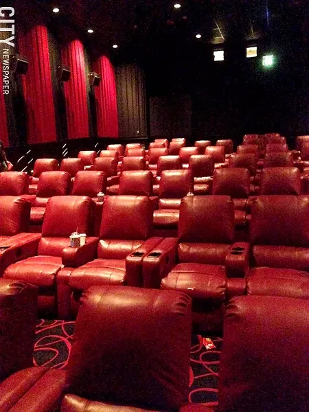 The new recliner seats at AMC Loews Webster. - PHOTO BY MATT DETURCK