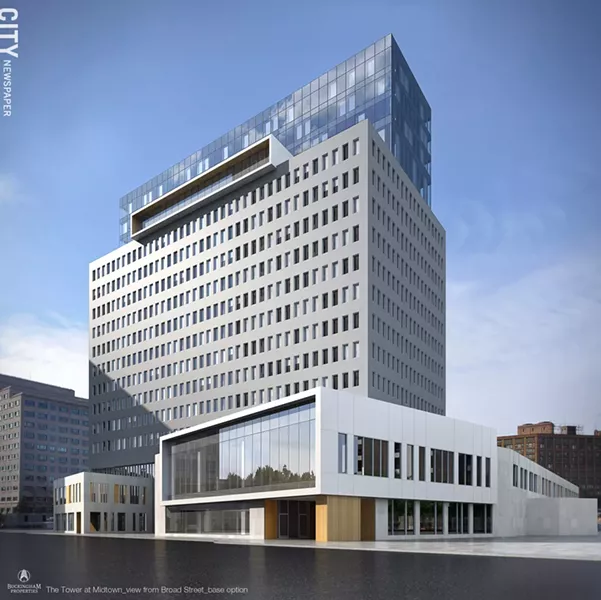 The Tower at Midtown will consist of a mix of residential, office space, and retail when it is completed. - PHOTO PROVIDED