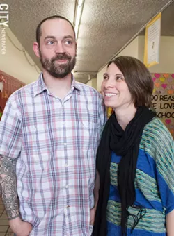 "Mr. and Mrs. Sprinkle (pictured) are truly a model of the character attributes that we want to see in our students," RACS Elementary School Principal Deanna Wilkinson says. - PHOTO BY JACOB WALSH