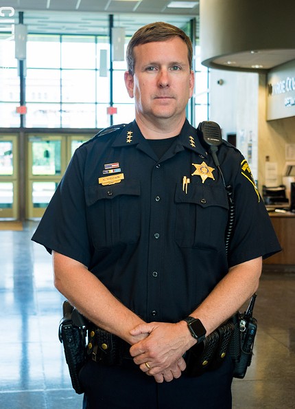 Undersheriff Korey Brown says he's concerned about parts of the new bail laws that require police officers to issue appearance tickets for many low-level offenses. - PHOTO BY JACOB WALSH