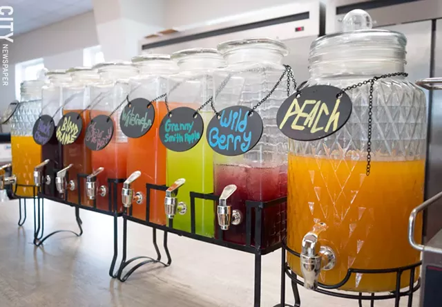 SPIEDIElicious does not sell soda, but instead offers eight house-made juice drinks. - PHOTO BY JACOB WALSH