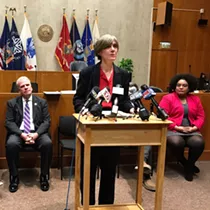 City Court Judge Ellen Yacknin says that a $750,000 federal grant will help expand the Rochester Human Trafficking Court's breadth of resources and reach across Monroe County. - PHOTO BY NOELLE E. C. EVANS / WXXI NEWS