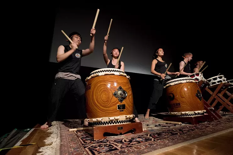 WADAIKO Japanese drums. - PHOTO BY SUE WEISLER