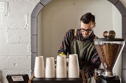 Ugly Duck Coffee owners Rory Van Grol (pictured) and Cris Van Grol are now offering the shop's eight employees paid sick days. - FILE PHOTO