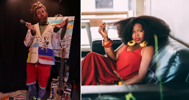 With concerts canceled, Rochester musicians such as Seth Faergolzia (left) and Danielle Ponder are finding alternative ways to connect to their audiences. - LEFT PHOTO PROVIDED / RIGHT PHOTO BY JOCELYN MESTI
