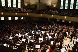 A concert at Hochstein Performance Hall, present-day. - COURTESY OF THE HOCHSTEIN SCHOOL