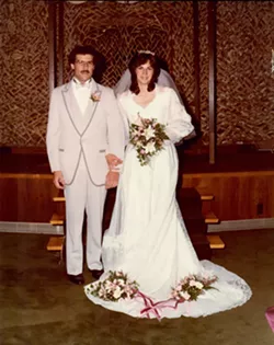 Jerry and Janet Elman on their wedding day in 1983. - PHOTO PROVIDED