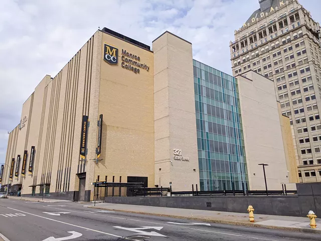 Monroe Community College's downtown campus. - PHOTO BY JEREMY MOULE