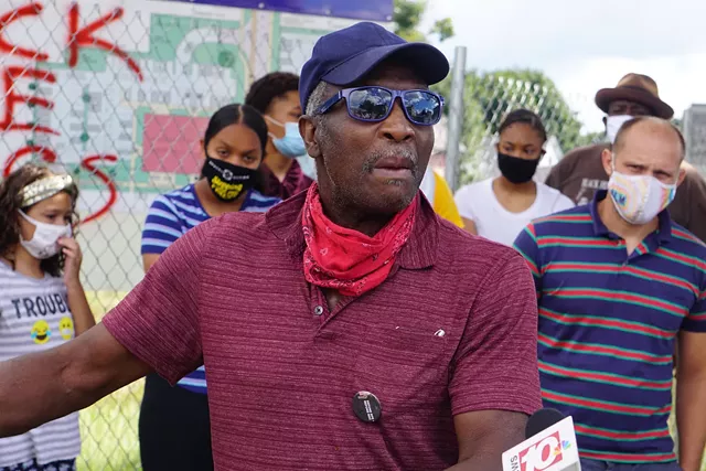 Richard Alston has lived on Hayward Avenue, near the location for the new police station, since the early 1970s. - PHOTO BY GINO FANELLI