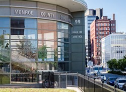 The Monroe County Hall of Justice in downtown Rochester. - FILE PHOTO