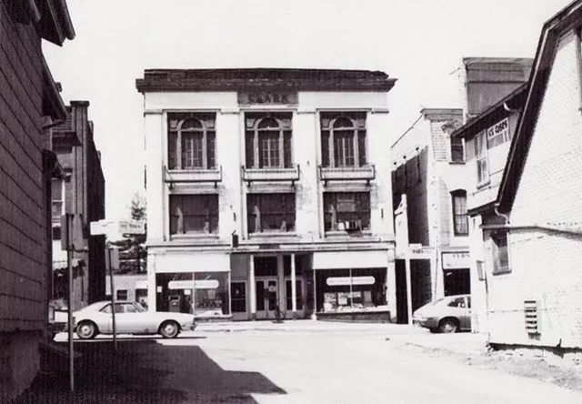 The former Clark Building on Main Street in Fairport circa 1970. - PHOTO PROVIDED