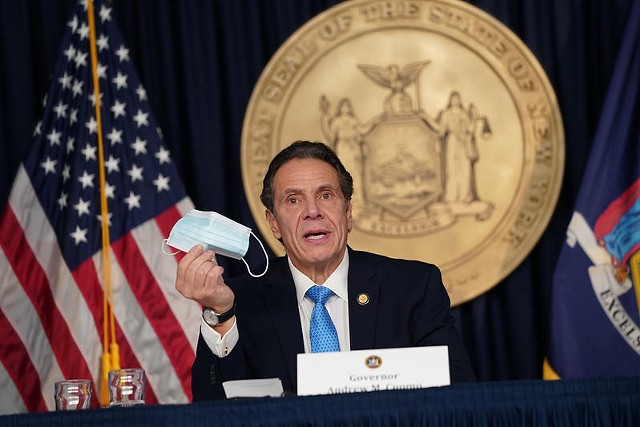 Gov. Andrew Cuomo at his daily news briefing on Nov. 30, 2020. - PHOTO PROVIDED BY THE OFFICE OF THE GOVERNOR
