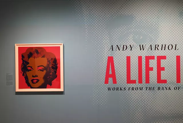 "Season of Warhol" is on display at Rochester's Memorial Art Gallery through March. - PHOTO BY MAX SCHULTE