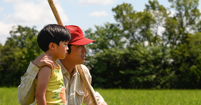 Alan Kim and Steven Yeun in "Minari." - PHOTO COURTESY A24