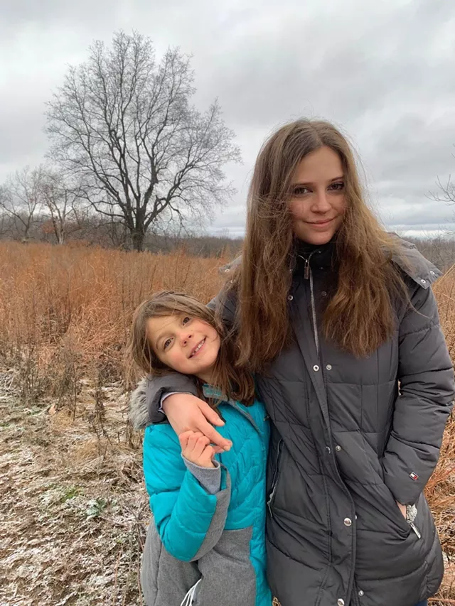 Ana Dobrot (r) and her sister, Nicoleta. - PHOTO PROVIDED