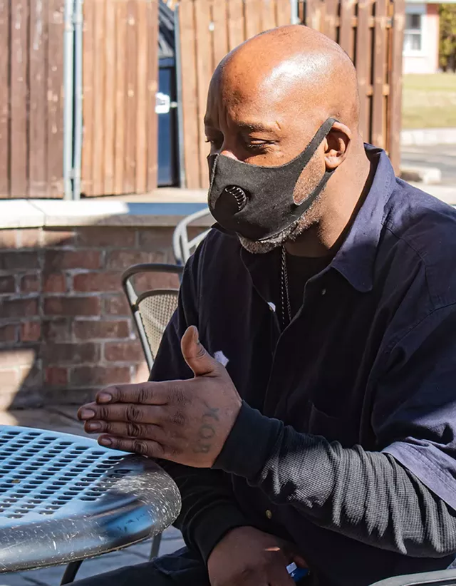 Cedric Cotton, 43, believes marijuana equity means making sure Black people in particular have access to building cannabis businesses. - PHOTO BY JACOB WALSH