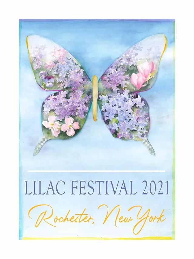 Official poster for the 2021 Lilac Festival. - PROVIDED