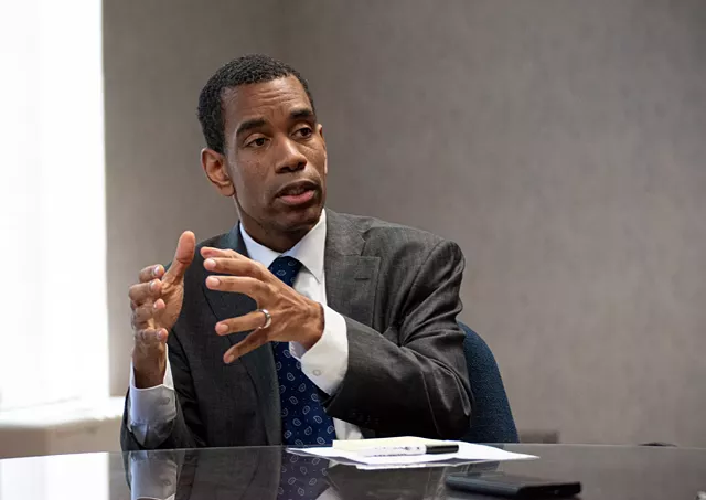 City Councilmember Malik Evans. - PHOTO BY JACOB WALSH
