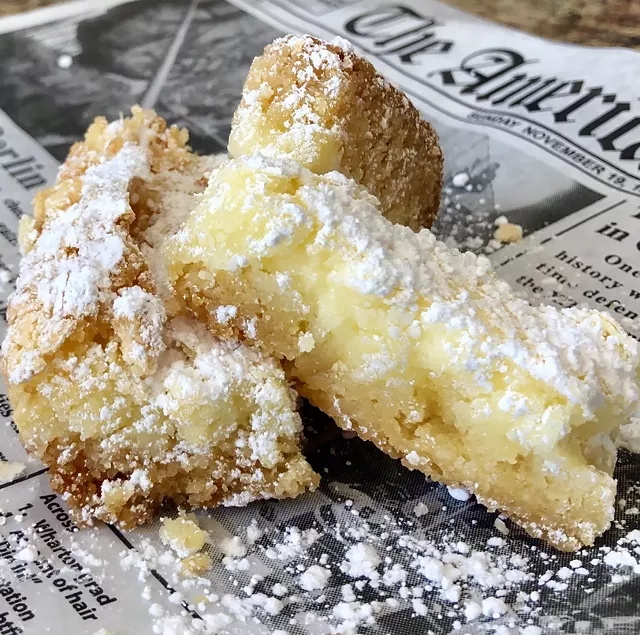 House of Whacks says of its Cracked Cake, "Imagine that pudding and cheesecake had a baby." - PHOTO BY REBECCA RAFFERTY