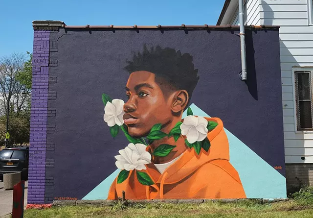 Artist Brittany Williams celebrates natural hair in much of her work. - PHOTO PROVIDED