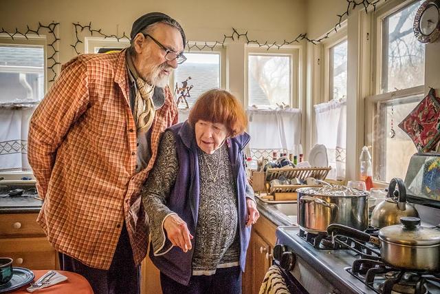 Charles Jaffe with Martha Heller at home in the South Wedge. - PHOTO BY JULIE GELFAND