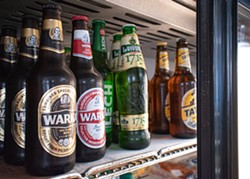 A selection of beers at Dybowski's Authentic Polish Market. - PHOTO BY JACOB WALSH