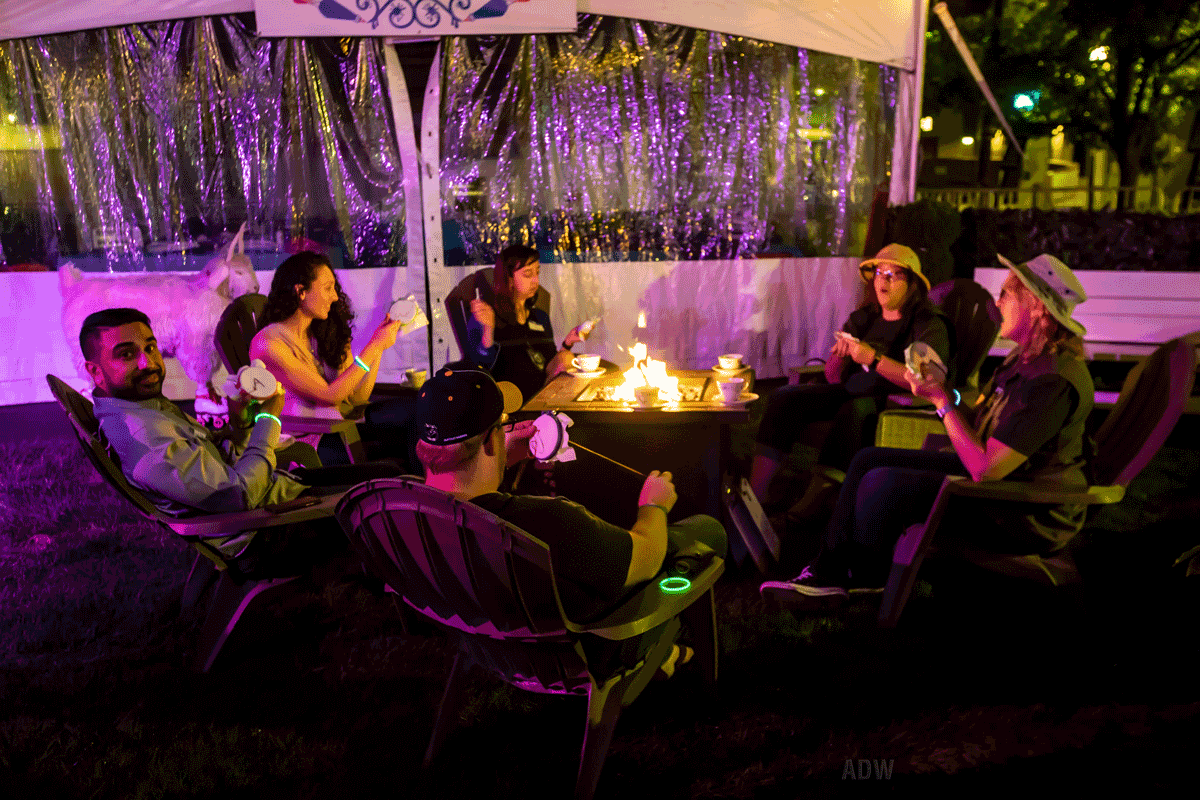Bushwhacked Bonfire, an intimate comedy improvisation show, returns to One Fringe Place. - PHOTO PROVIDED