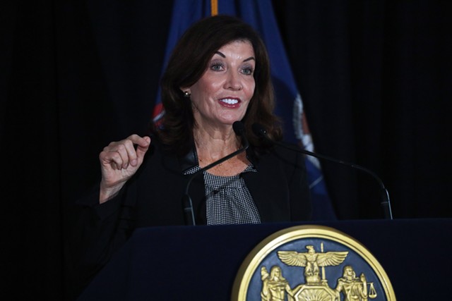 Gov. Kathy Hochul announced that the state would provide Constellation with $4 million in tax incentives in support of its move froom Victor to downtown Rochester. - PHOTO BY MAX SCHULTE