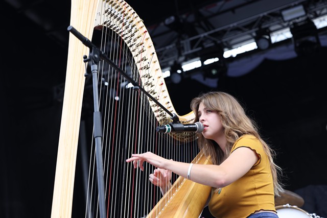 Mikaela Davis plays at Parcel 5 on Sept. 25 at the 2021 Rochester Fringe Festival. - PHOTO BY JOHN SCHLIA
