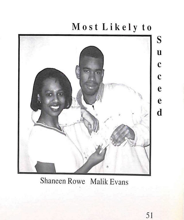 Malik Evans was voted most likely to succeed at Joseph C. Wilson Magnet High School in 1998. - PROVIDED