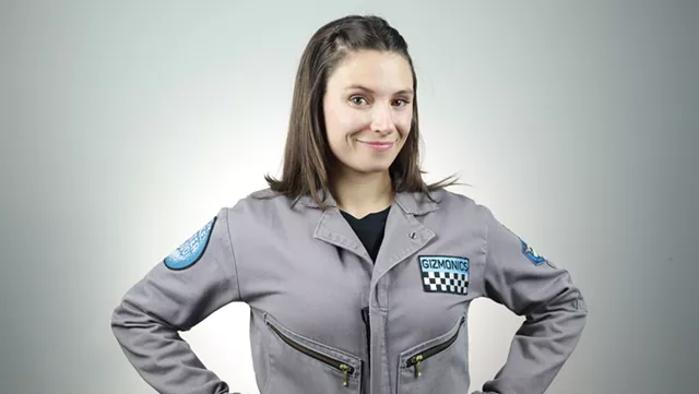 Emily Marsh plays Emily Connor in the live theater presentation of "Mystery Science Theater 3000," as part of the "Time Bubble Tour." - PHOTO BY TIFFANY BYRD HARRISON
