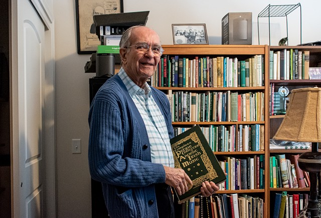 Ted McGraw, 84, is considered the godfather of Rochester's traditional Irish music scene.  - PHOTO BY JACOB WALSH