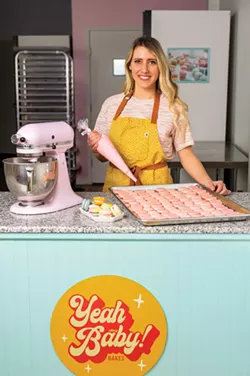 Sam LeBeau, owner of Yeah Baby! Bakes, left her teaching job in March 2021 to open the bakery - PHOTO BY LAUREN PETRACCA