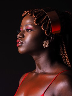 Eaton's imagery emphasizes the warm radiance of people of color. Image from his "Black is Beautiful" series, 2021-22. - PHOTO BY ADAM EATON