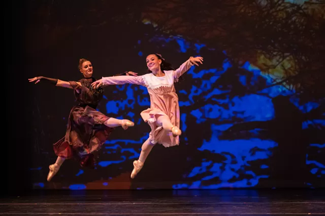 Katherine Duffy and Samanatha Howe in "Turn of the Screw." - PHOTO BY MATT BURKHARTT