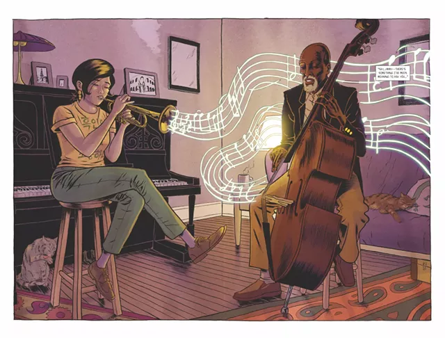 Jessie Choi and Jimmy Hightower in a scene from Dave Chisholm's "Enter the Blue." - IMAGE PROVIDED