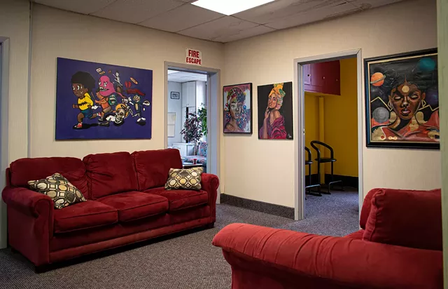 The 9th Floor Artists Collective functions as a community space in addition to its multiple studios. - PHOTO BY JACOB WALSH