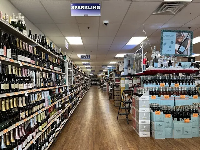 A robust selection of wines await at Marketview Liquor in Henrietta. - PHOTO BY JEREMY MOULE
