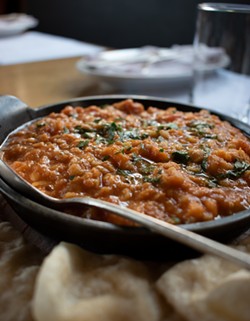 The Red Lentils from Restaurant Good Luck balances sweet with a little heat. - PHOTO BY RYAN WILLIAMSON