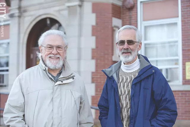 John Boutet (left) and John Laing. - PHOTO BY MIKE HANLON