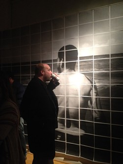 Part of John Lake's photo installation at Axom Gallery. - PHOTO BY REBECCA RAFFERTY