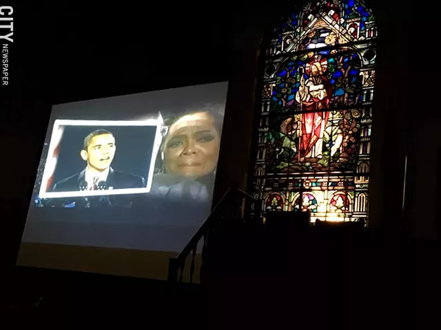 Eison recently screened his film, "Shadows of the Lynching Tree," at Trinity Emmanuel Presbyterian Church (pictured). - PHOTO PROVIDED
