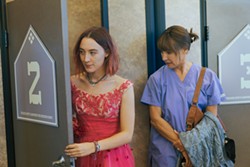 Saoirse Ronan and Laurie Metcalf in “Lady Bird.” - PHOTO BY LINDSAY MACIK COURTESY A24