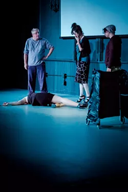 A scene from "Nowhere," part of Chuck Harrison's "You're Being Watched." - PHOTO BY JOSH SAUNDERS