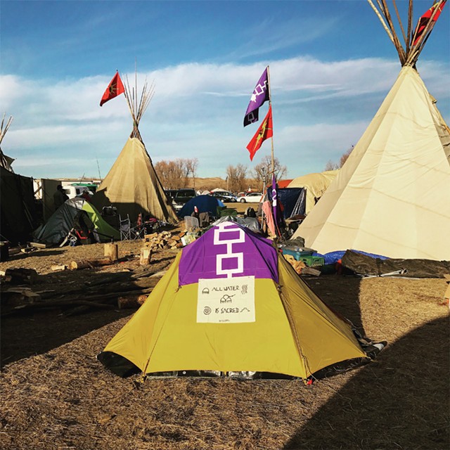 A view of the Standing Rock encampment photographed by Lauren Jimerson. - PROVIDED PHOTO