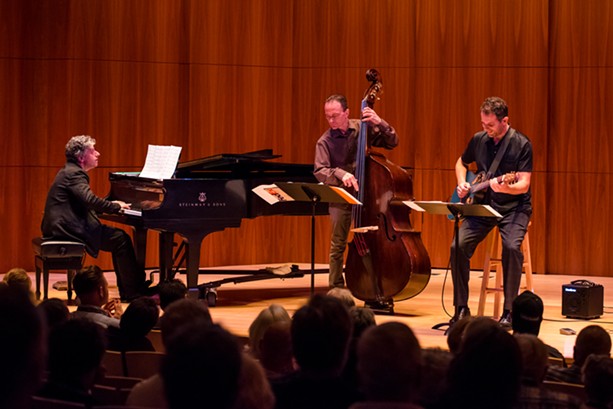The Gary Versace Trio brought the strange sight of seeing more than just a piano in Hatch Recital Hall. - PHOTO BY JOSH SAUNDERS